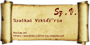 Szalkai Viktória névjegykártya